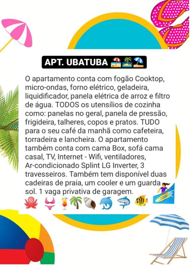 Apartamento Ubatuba - Praia Grande - 250M Da Praia Extérieur photo